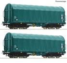 Roco 6600435 – 2-tlg. Set: Schiebeplanenwagen, SNCB
