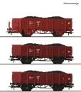 Roco 6600446 – 3-tlg. Set: Offene Güterwagen, ZFBH