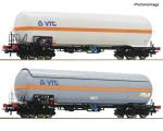Roco 6600450 – 2-tlg. Set: Druckgaskesselwagen, VTG
