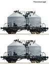 Roco 6600467 – 2-tlg. Set: Zementsilowagen, DR
