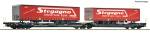 Roco 6600488 – Doppeltaschen-Gelenkwagen T3000e, TX Logistik