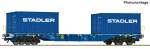 Roco 6600500 – Containertragwagen, Stadler Rail
