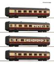 Roco 7720026 – 4-tlg. Set: Mittelwagen zum Dieseltriebzug BR 601, DB