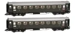 Saxonia 120179-2 - 2er Set Personenwagen C4ü Sa 07 der DRG, mit Beleuchtung