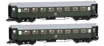 Saxonia 120195 - 2er Set Personenwagen C4ü Sa 07 der DR