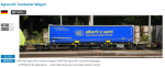 Sudexpress S4565563 - Containerwagen Sgnss MDF Rail 084 60', Swap Body 