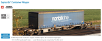 Sudexpress S4576024 - Containerwagen Sgnss HUPAC 024 60', Swap Body 
