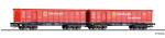 Tillig 15081 - Doppeltragwagen InnoWaggon 2x40ft der VTG, beladen mit zwei ScrapTainer