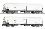 TILLIG 70075 - Güterwagenset der DR mit zwei Eiskühlwagen Tthevr