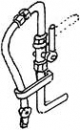 Weinert 8284 - Paar Bremsschläuche für bayerische Lokomotiven
