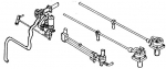 Weinert 8305 - Sicherheitsventile (Ackermann) mit Leitungen, Dampfpfeife mit Leitungen