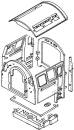 Weinert 85651 - geschlossenes Führerhaus für Baureihe 03.10 und 01.10 (WM)