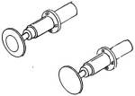Weinert 8604 - Stangenfederpuffer mit rundem Flansch mit 4,3 mm Durchmesser