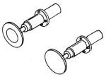 Weinert 86041 - Stangenfederpuffer mit rundem Flansch mit 5,2 mm Durchmesser