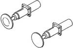 Weinert 8606 - Stangenfederpuffer mit eckigem Flansch mit 4,3 mm Durchmesser