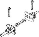 Weinert 8622 - Schmalspur-Trichterkupplung und Haken, eckig