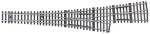 Weinert 74430 - Kurze beidseitige Doppelweiche rechts und links je 8,6°